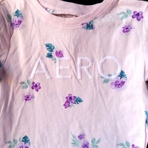 Juniors' Aeropostale Pink Floral Shirt